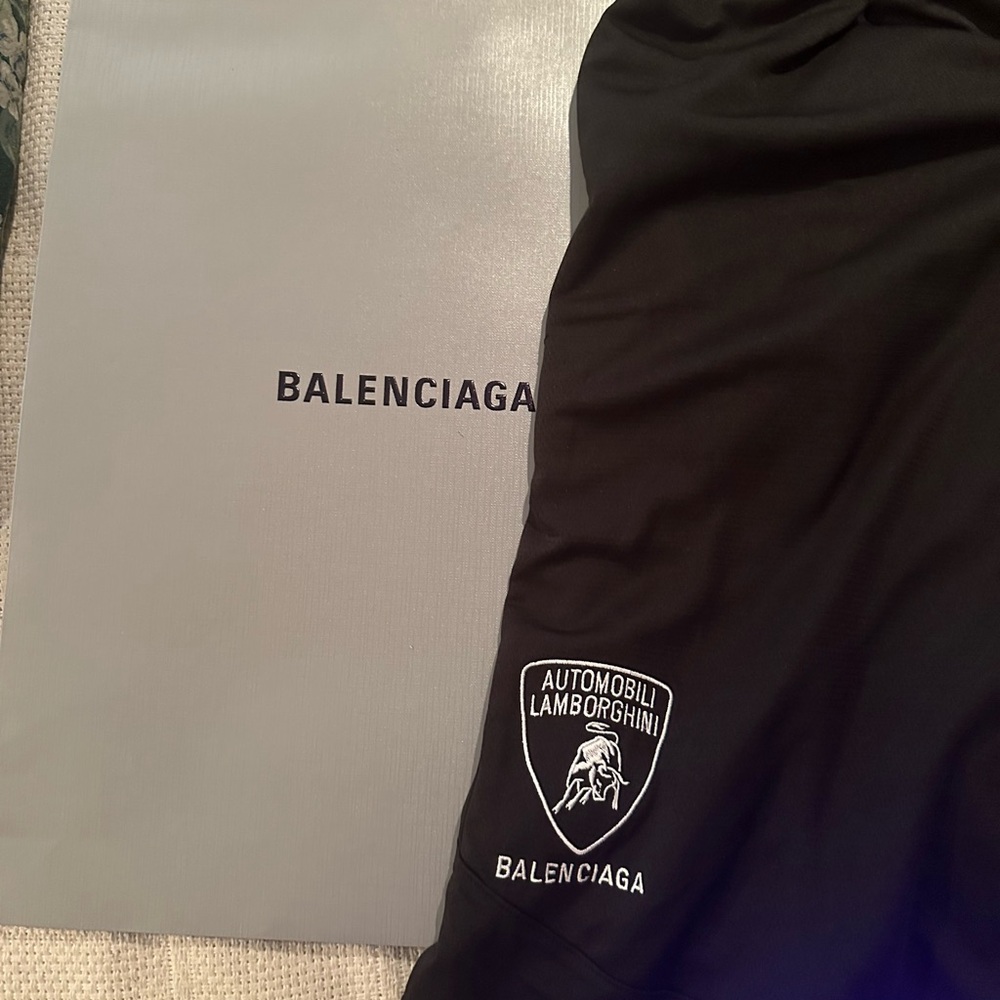 Balenciaga Black Athletic Shorts